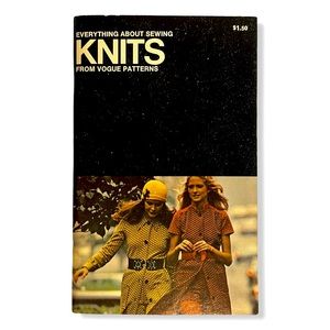 Vintage 1971 Vogue/Butterick Booklet “Everything About Sewing Knits”